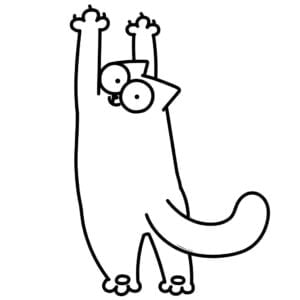 Simons cat furniture door hanger