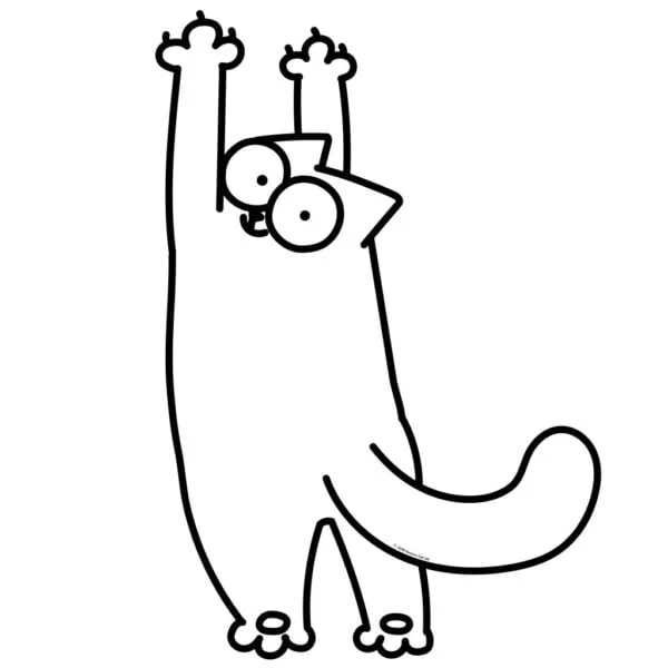Simons cat furniture door hanger