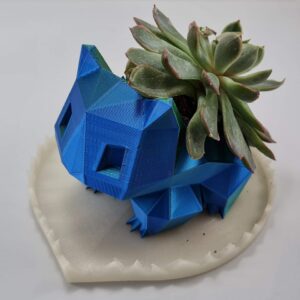 3D Printed Cute Pokemon Bulbasaur Planter
